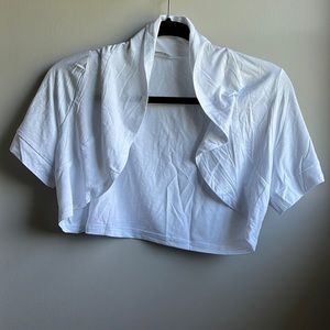 White shrug BRAND NEW